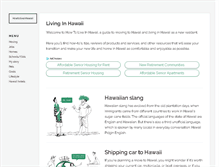 Tablet Screenshot of howtoliveinhawaii.com